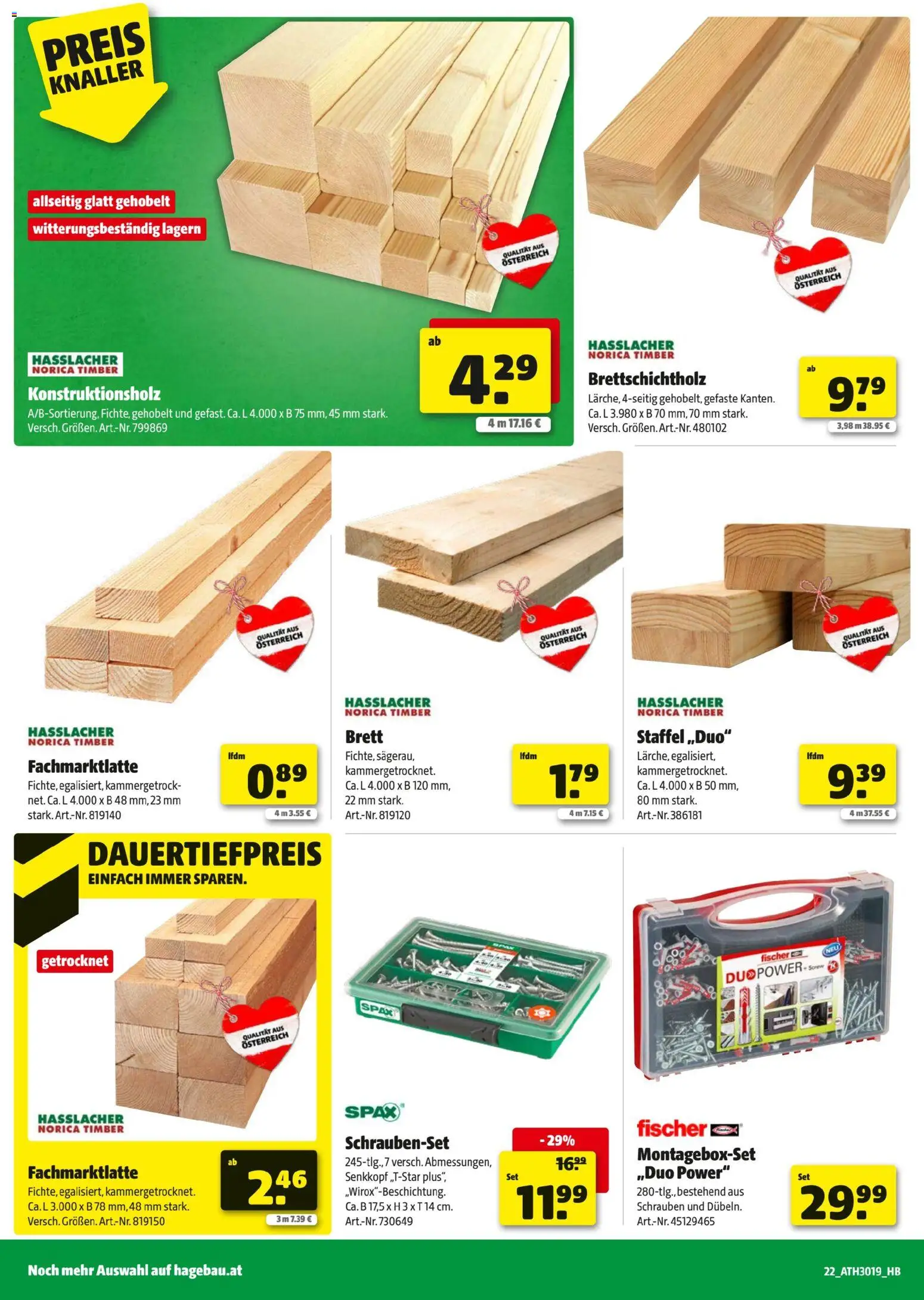 Hagebau Flugblatt gültig ab 27.04.2026 | Seite: 22