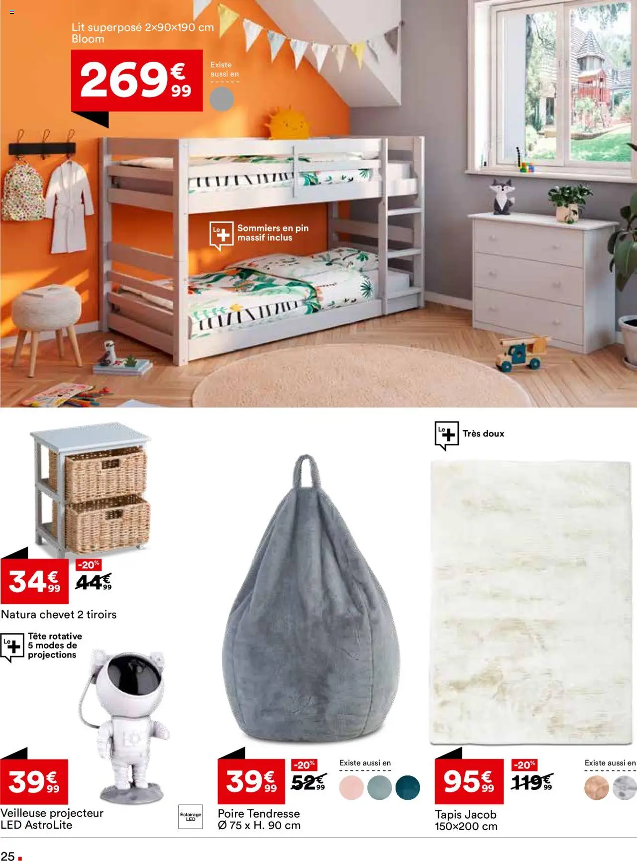  | Page: 25 | Produits: Poire, Tiroirs, Tapis, Projecteur