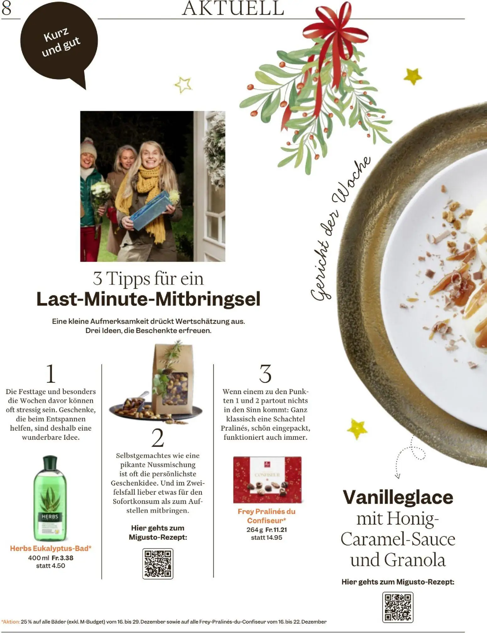 Migros Magazin – gültig ab 16.12.2025 | Seite: 8