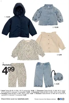 Zeeman - Prévisualisation de Zeeman catalogue Hiver valide à partir de 07.02.2026 | Page: 6 | Produits: Chemisier, Veste, Pantalon