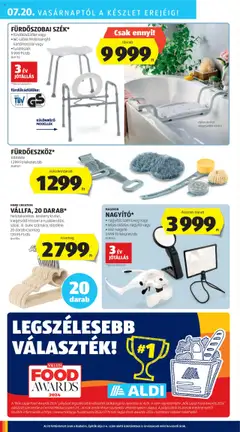 Aldi akciós ujság - amely érvényes a következő dátumtól: 17.07.2025 | Oldal: 16 | Termékek: Wc-ülőke, Szemüveg, Tusolószék, Dekoráció