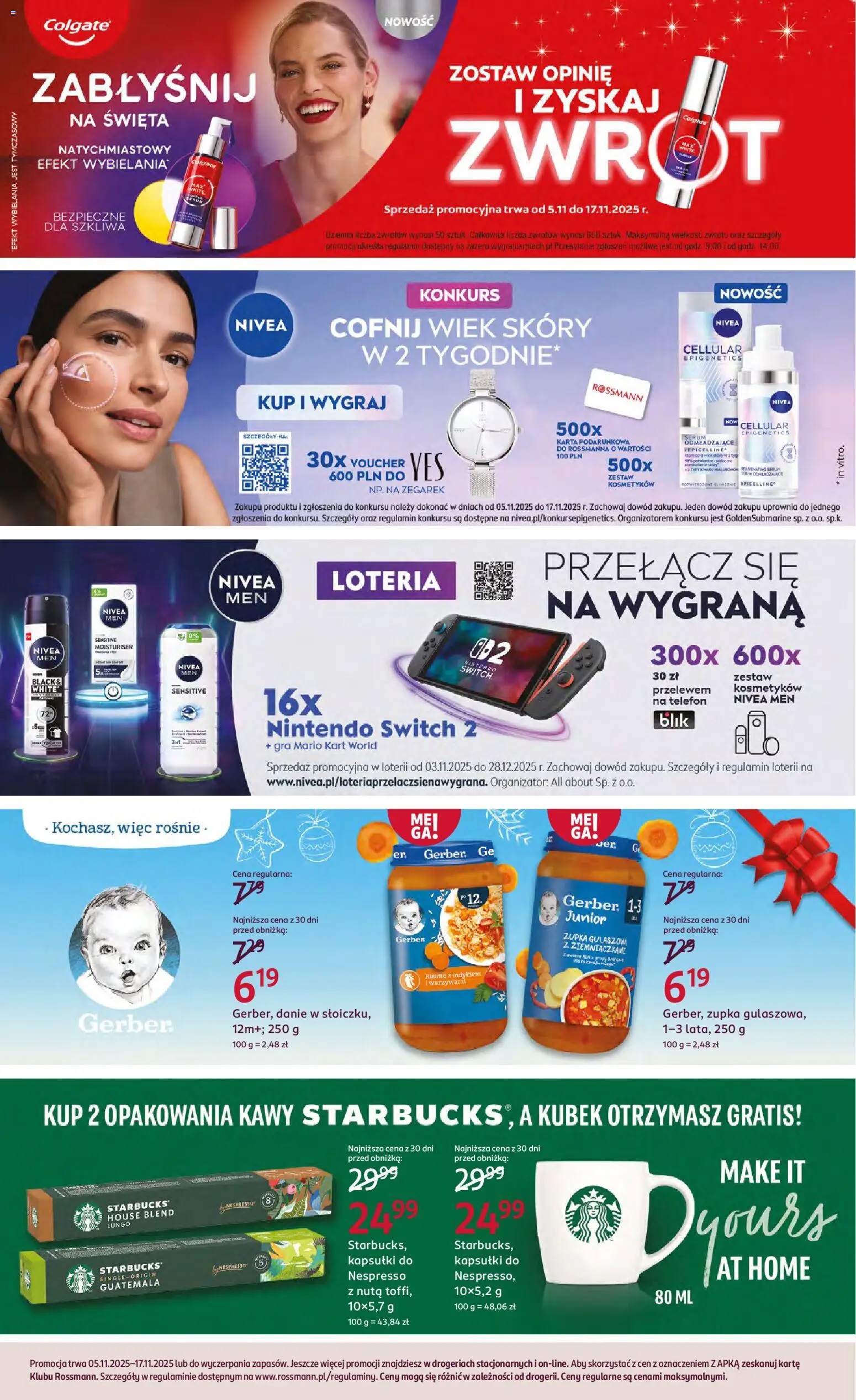 Rossmann Gazetka od 05.11.2025 | Strona: 14 | Produkty: Karta, Telefon, Zegarek, Gra