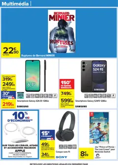 Carrefour - Prévisualisation de Carrefour Pâques pour tous les goûts valide à partir de 24.03.2026 | Page: 93 | Produits: Smartphone, Microphone, Casque, Livre