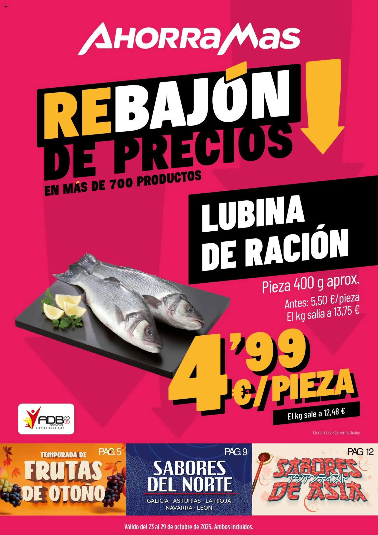 AhorraMas folleto │ válido desde el 23.10.2025 | Página: 1