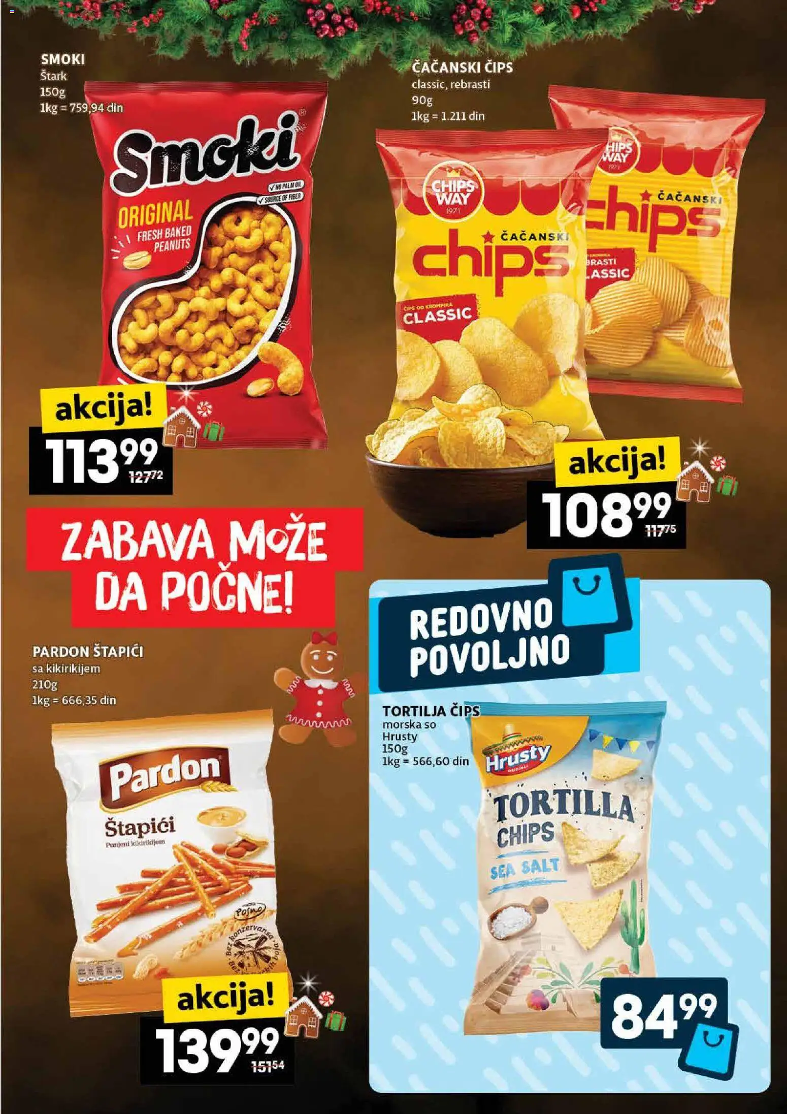 Roda katalog - važi od 25.12.2025 | Strana: 21 | Proizvode: Čips, Tortilja, So, Tortilja čips