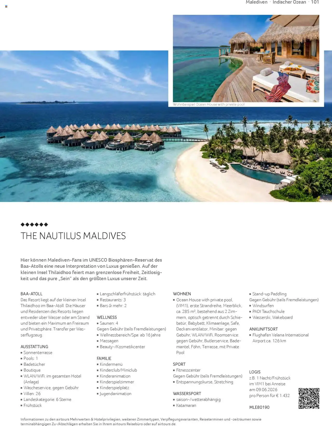Aida - Airtours Fernreisen  – gültig ab 01.11.2025 | Seite: 101 | Produkte: Wasser