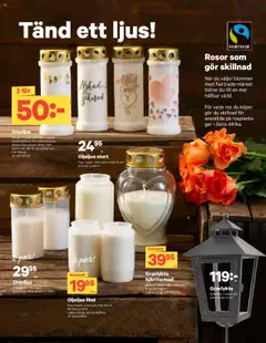 City Gross - erbjudanden - Förhandsvisning av reklamblad från butik City Gross aktuell från 13.10.2025 | Sida: 24 | Produkter: Ljus