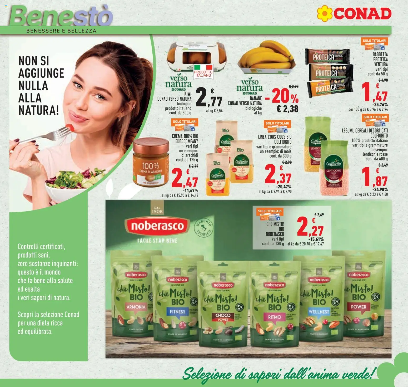 Volantino Conad del 15.01.2026 | Pagina: 17 | Prodotti: Cereali, Kiwi, Lenticchie, Mais
