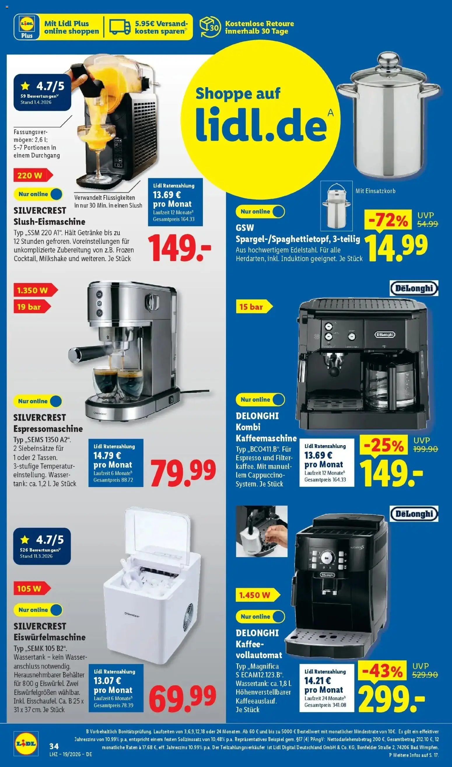 Lidl Německo leták od 04.05.2026 | Strana: 26 | Produkty: Cappuccino