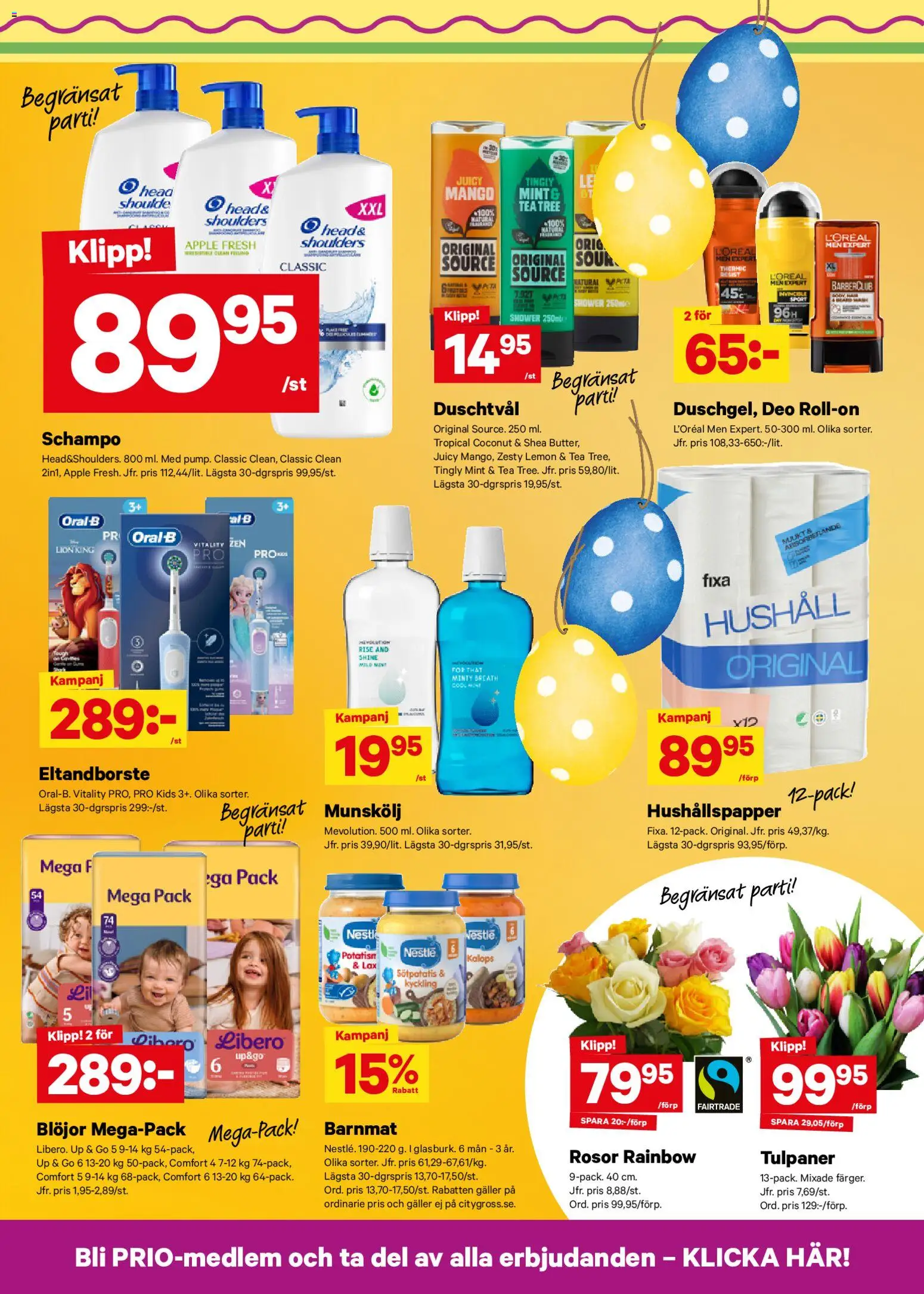 City Gross reklamblad aktuell från 30.03.2026 | Sida: 10 | Produkter: Barnmat, Äpple, Sötpotatis, Mango