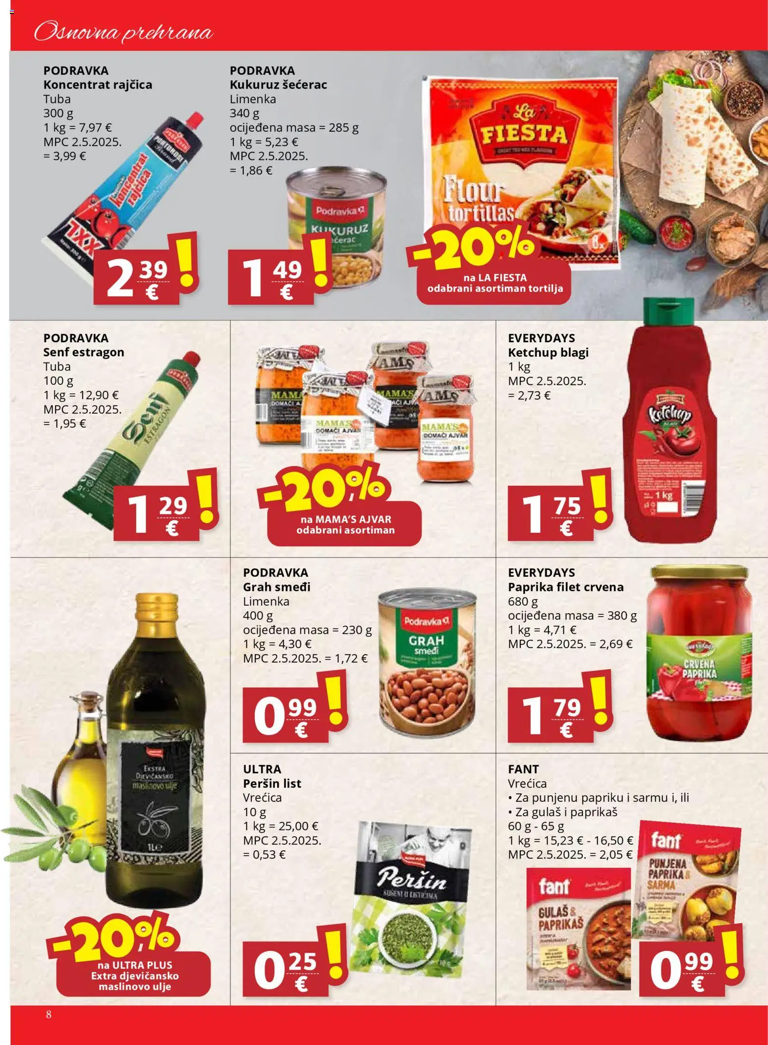 Djelo katalog | vrijedi od 03.12.2025 | Stranica: 8 | Proizvodi: Ulje, Grah, Maslinovo ulje, Rajčica