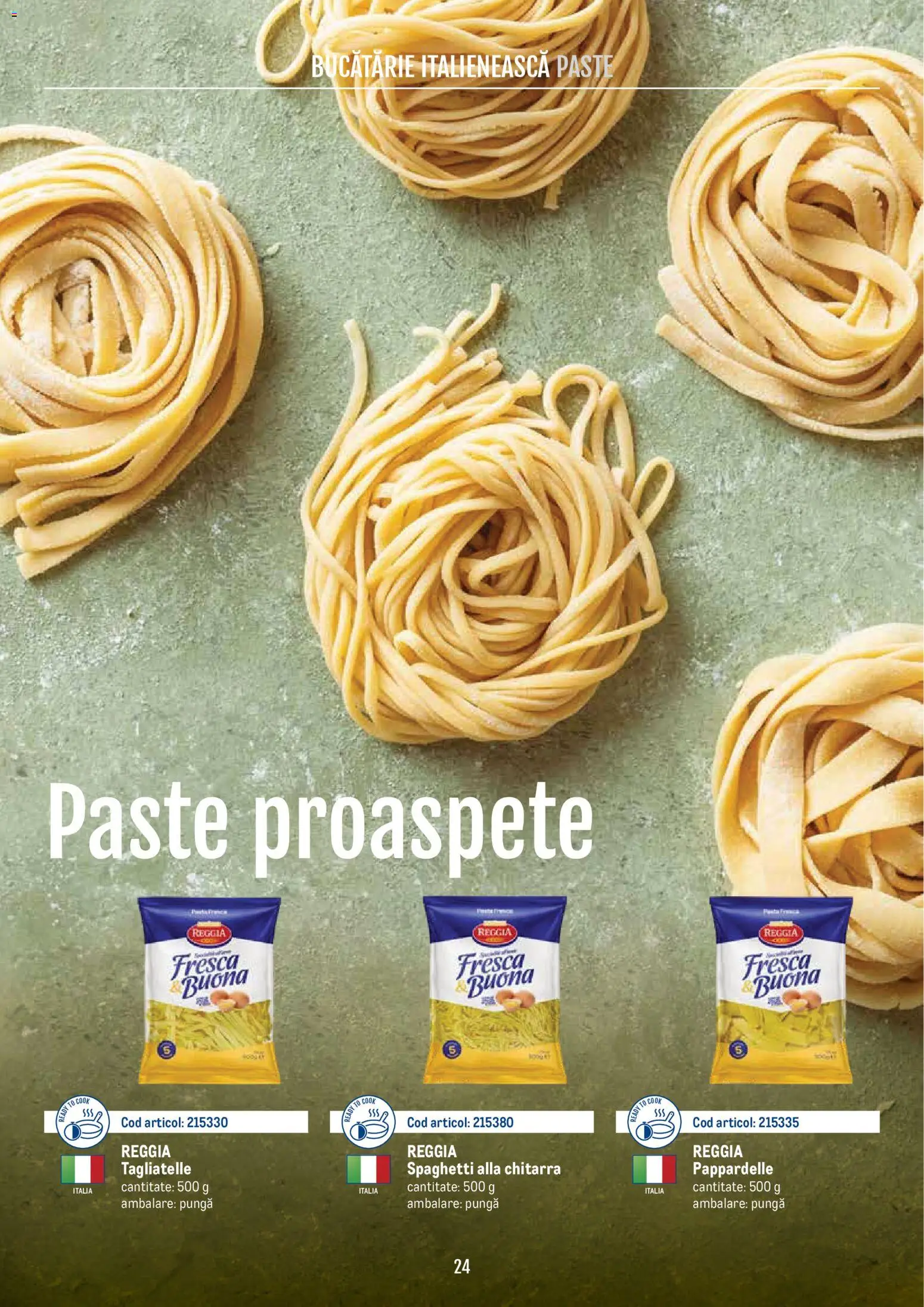 Noul catalog Metro – valabil de la 21.04.2026 | Pagină: 24 | Produse: Pungă, Bucătărie, Paste