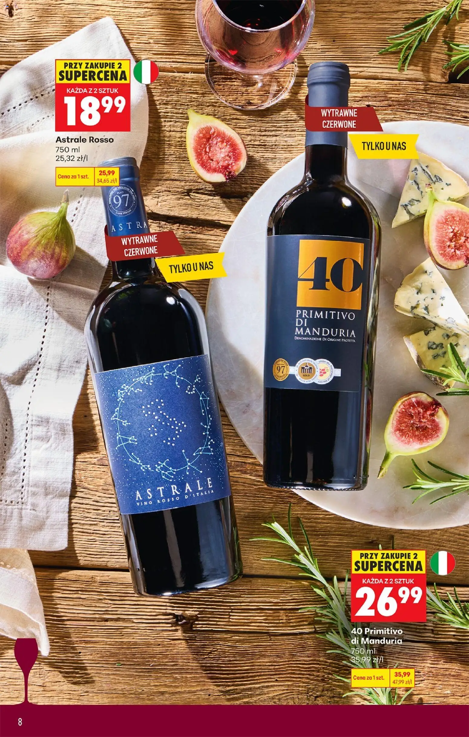 Biedronka gazetka - Czas na toast od 20.04.2026 | Strona: 8