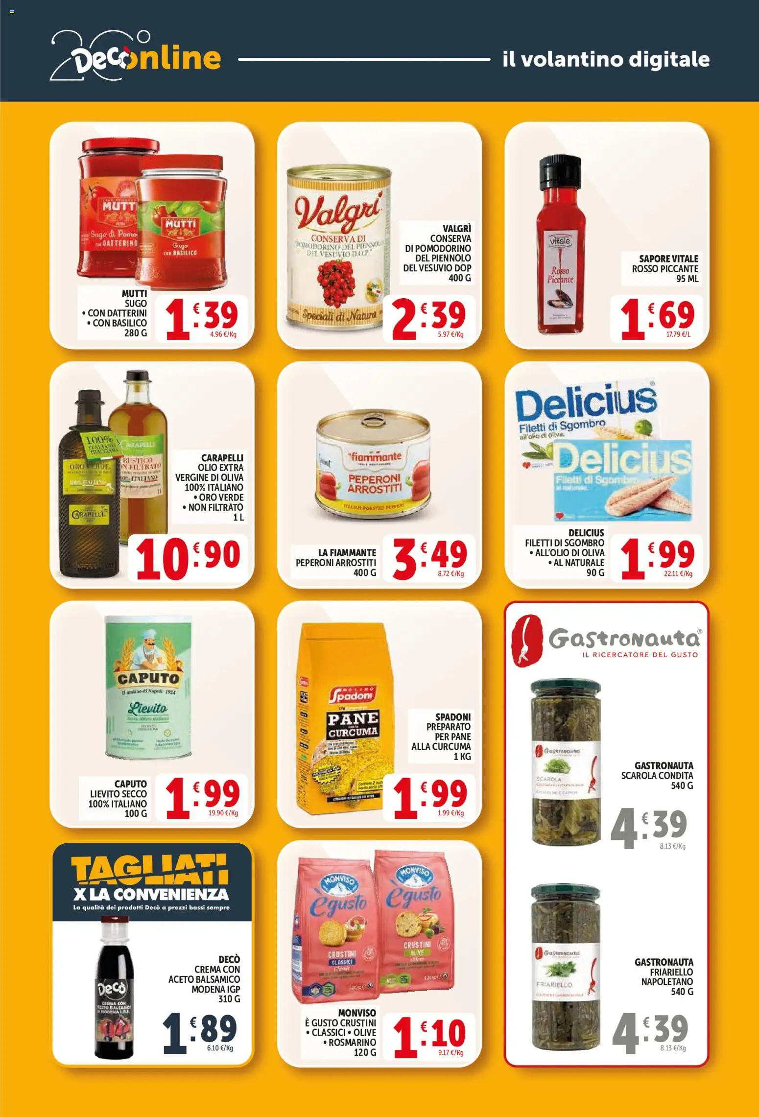 Volantino Decò del 27.03.2026 | Pagina: 36 | Prodotti: Crema, Pane, Peperoni, Mutti