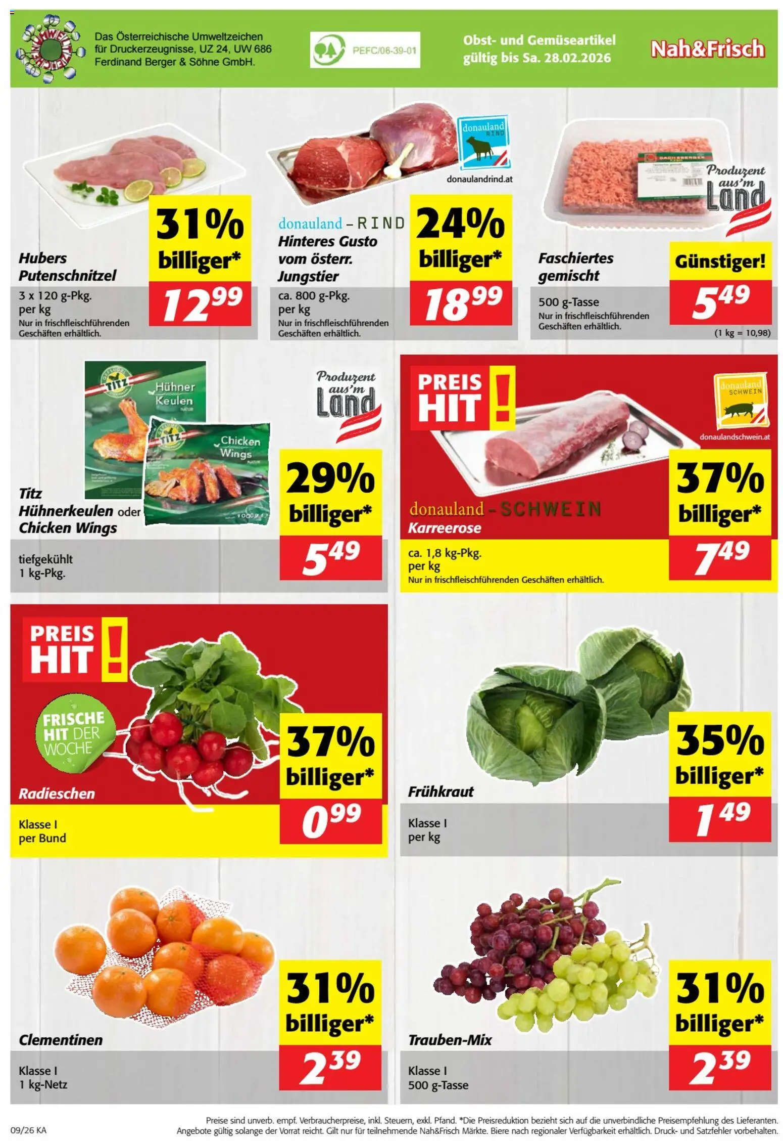 Nah und Frisch Flugblatt gültig ab 25.02.2026 | Seite: 8 | Produkte: Obst