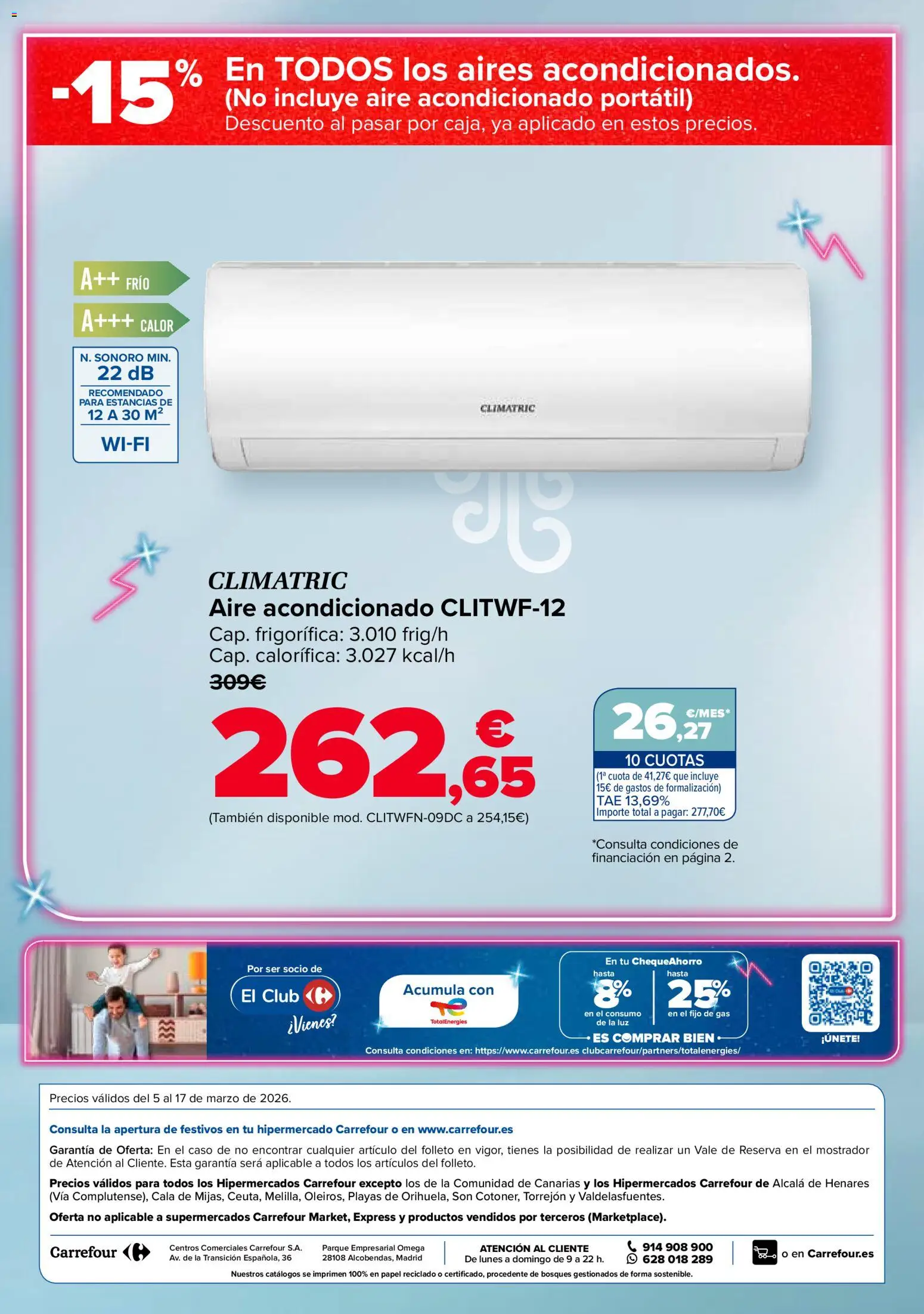 Carrefour Aire Acondicionado │ válido desde el 05.03.2026 | Página: 6 | Productos: Aire acondicionado