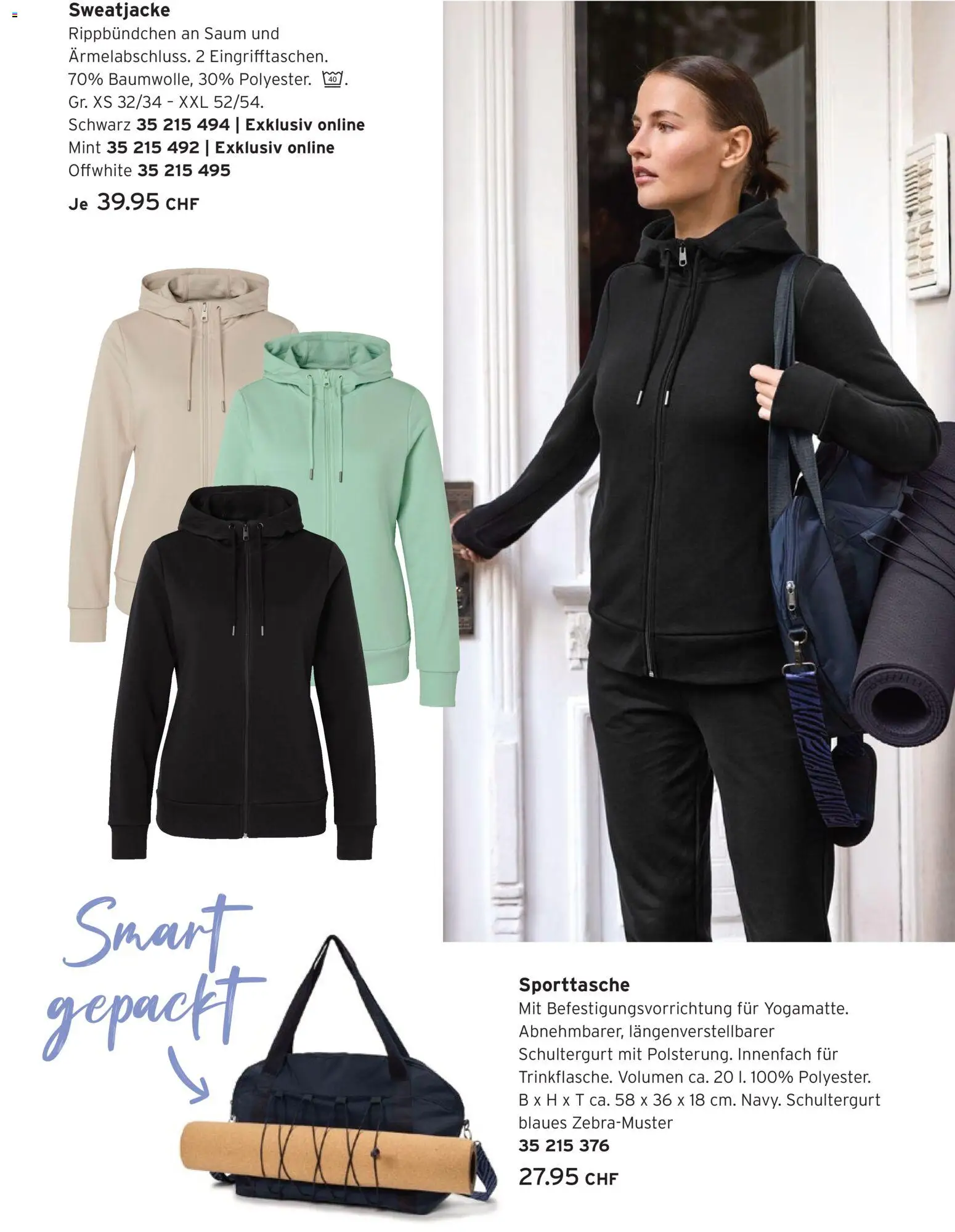 Tchibo Aktionen Feel the flow – gültig ab 17.02.2026 | Seite: 11 | Produkte: Sweatjacke