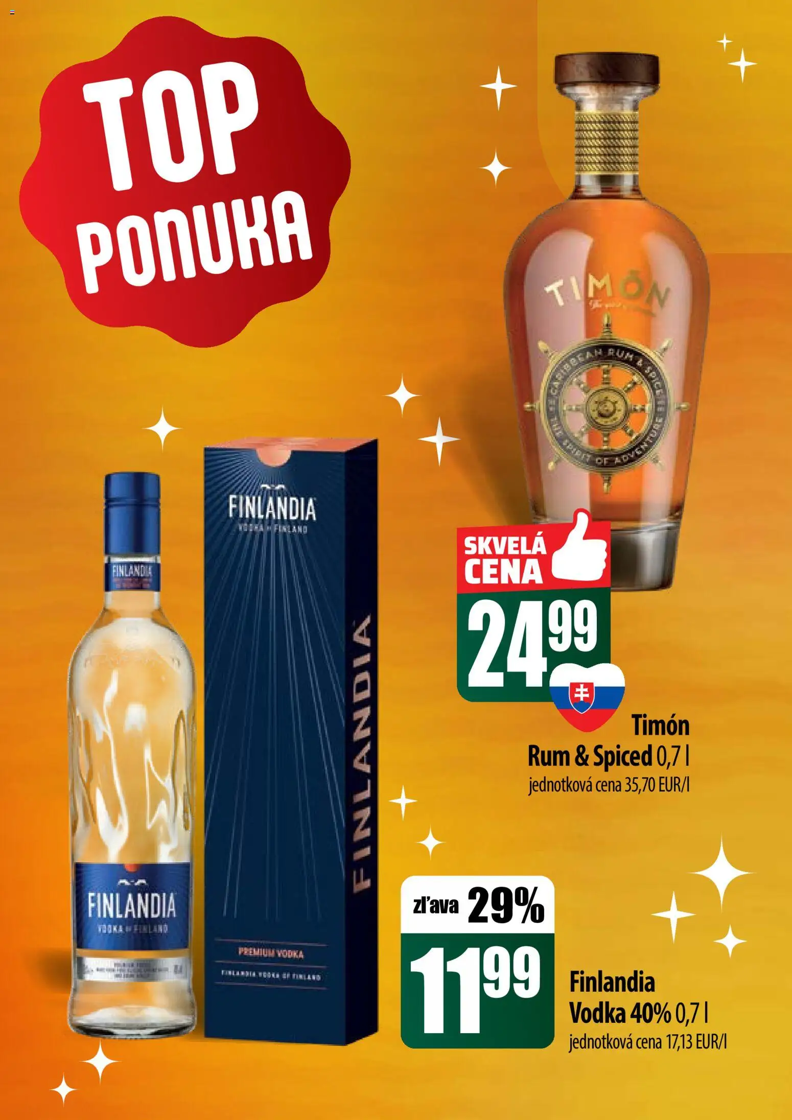Nové COOP Jednota akcie – leták je platný od 11.12.2025 | Strana: 6 | Produkty: Vodka, Soľ, Finlandia, Rum