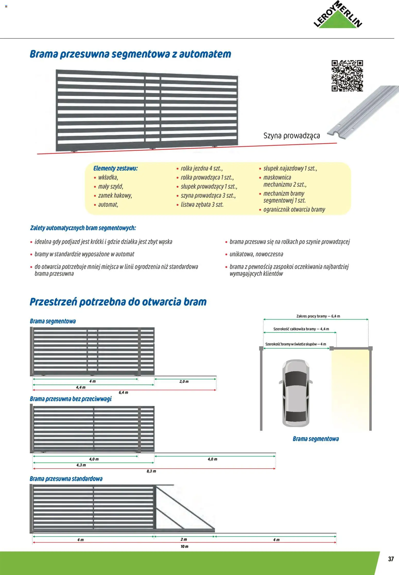 Leroy Merlin gazetka - Ogrodzenia Polbram od 09.03.2026 | Strona: 37