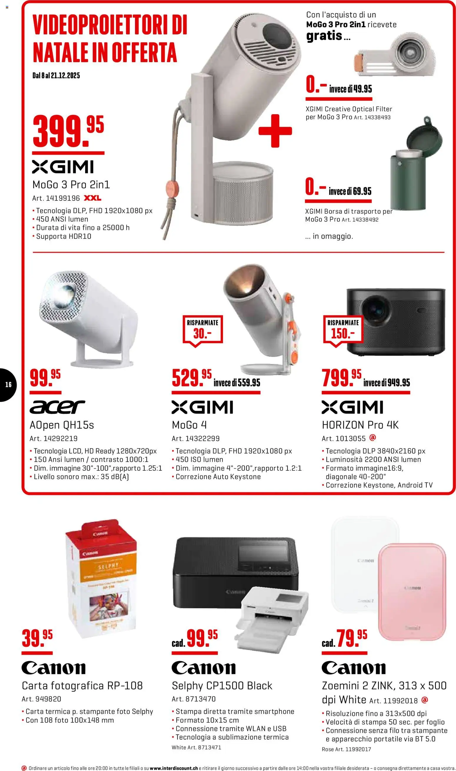 Interdiscount Aktionen Christmas IT – gültig ab 15.12.2025 | Seite: 16 | Produkte: Smartphone, TV, Usb