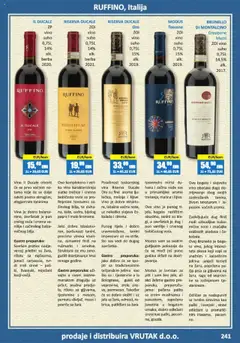 Vrutak - Vinski Katalog - Pregled kataloga iz trgovine Vrutak, vrijedi od 01.11.2024 | Stranica: 241