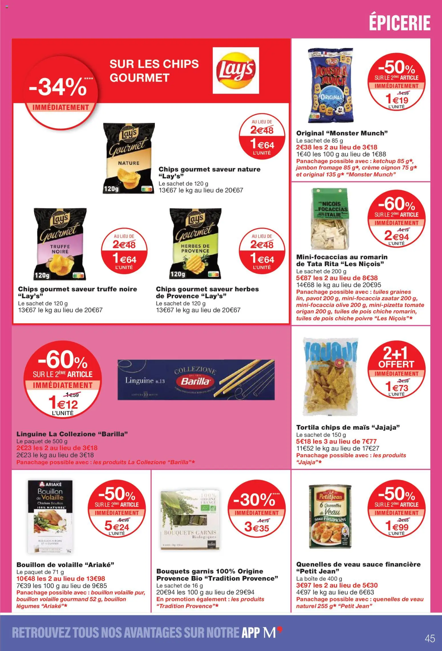 {H1} | Page: 45 | Produits: Volaille, Pois, Pois chiche, Jambon