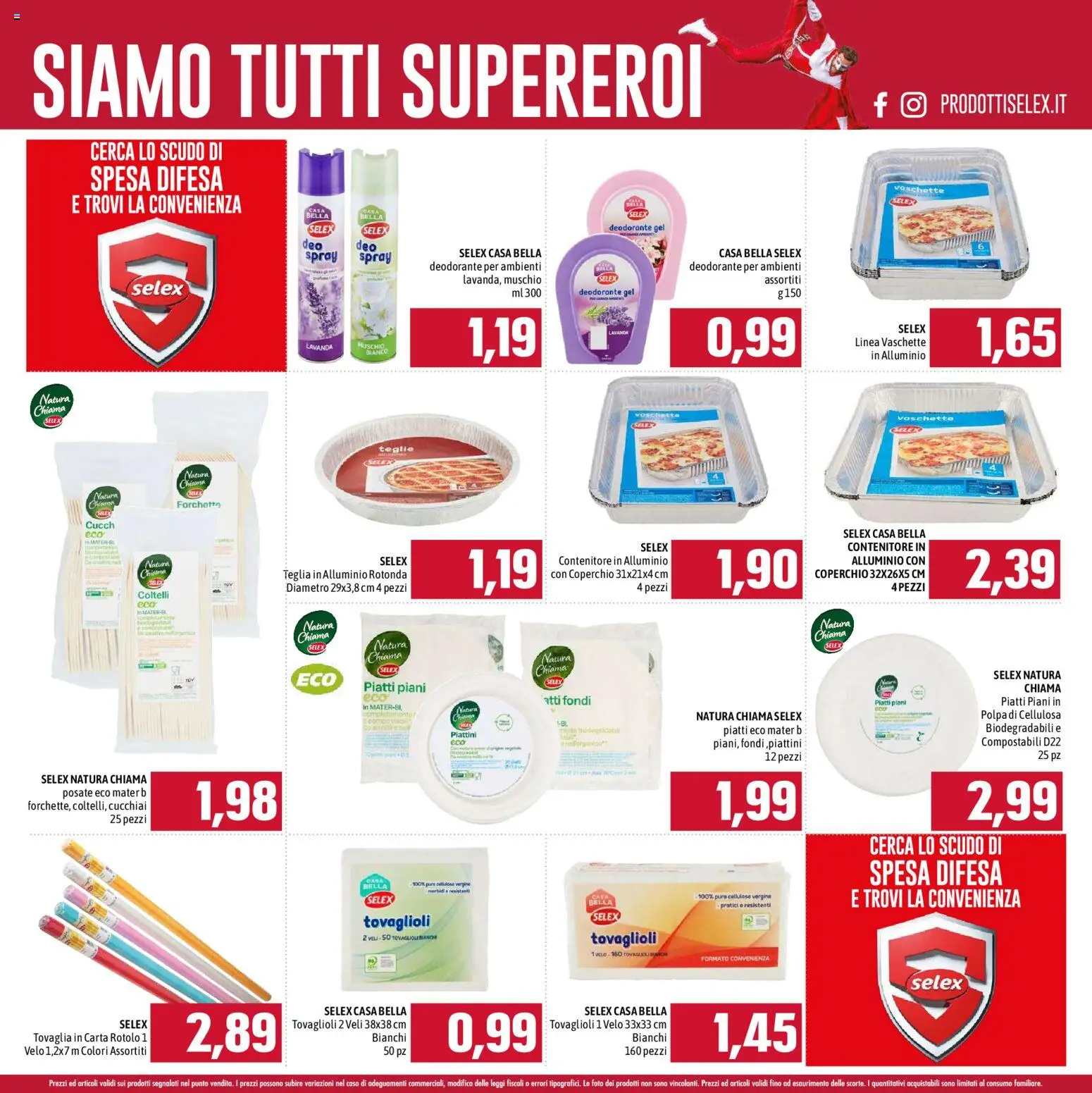 Volantino Emisfero del 01.02.2026 | Pagina: 17 | Prodotti: Posate, Deodorante, Tovaglia, Vaschette