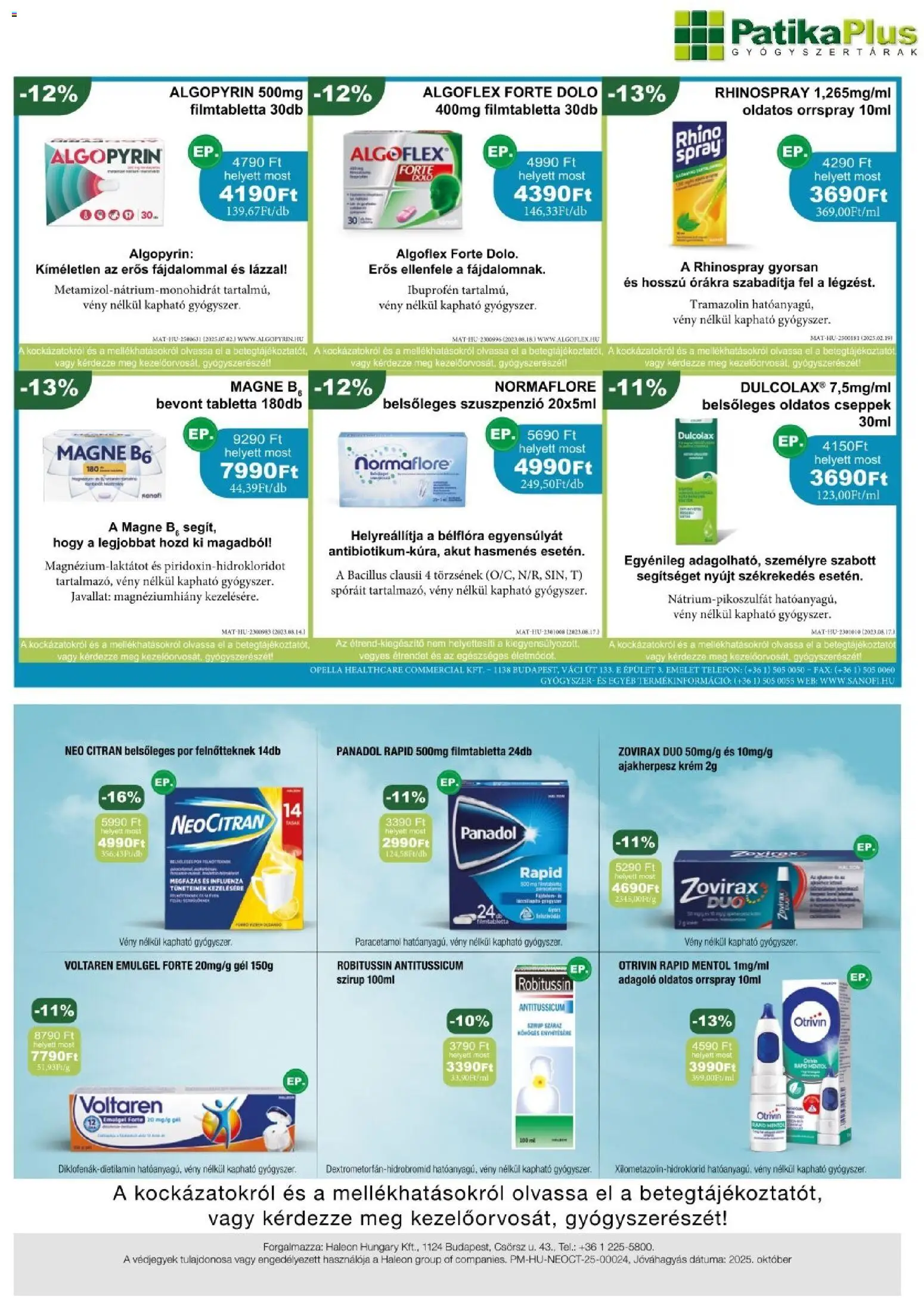 PatikaPlus akciós ujság - amely érvényes a következő dátumtól: 01.11.2025 | Oldal: 3