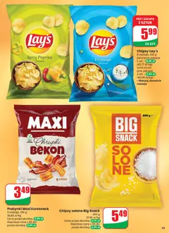 Pogląd oferty "Dino Gazetka" - ważna od 12.11.2025 | Strona: 49 | Produkty: Chipsy, Chrupki, Bekon