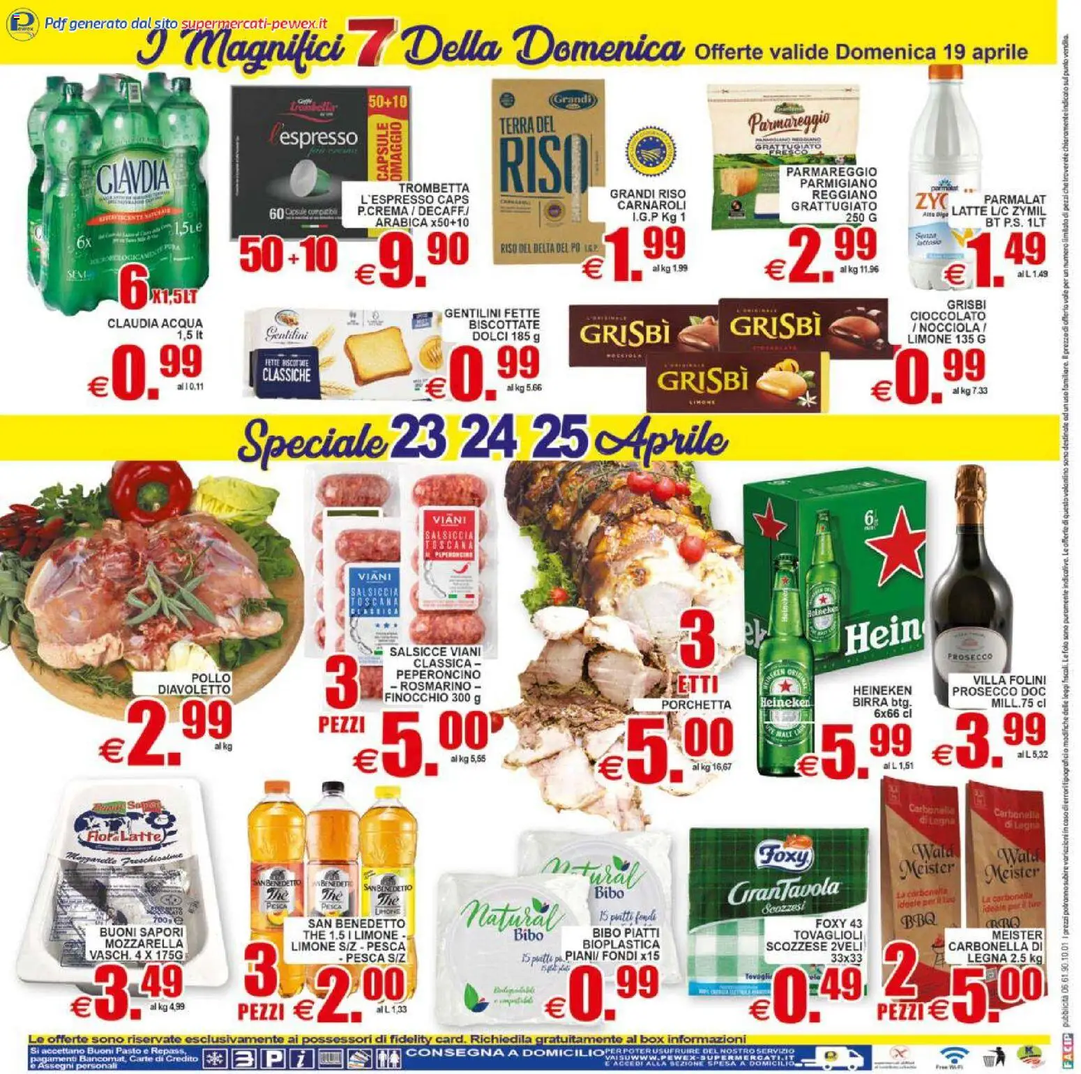 Volantino Pewex del 17.04.2026 | Pagina: 24 | Prodotti: Riso, Limone, Salsiccia, The