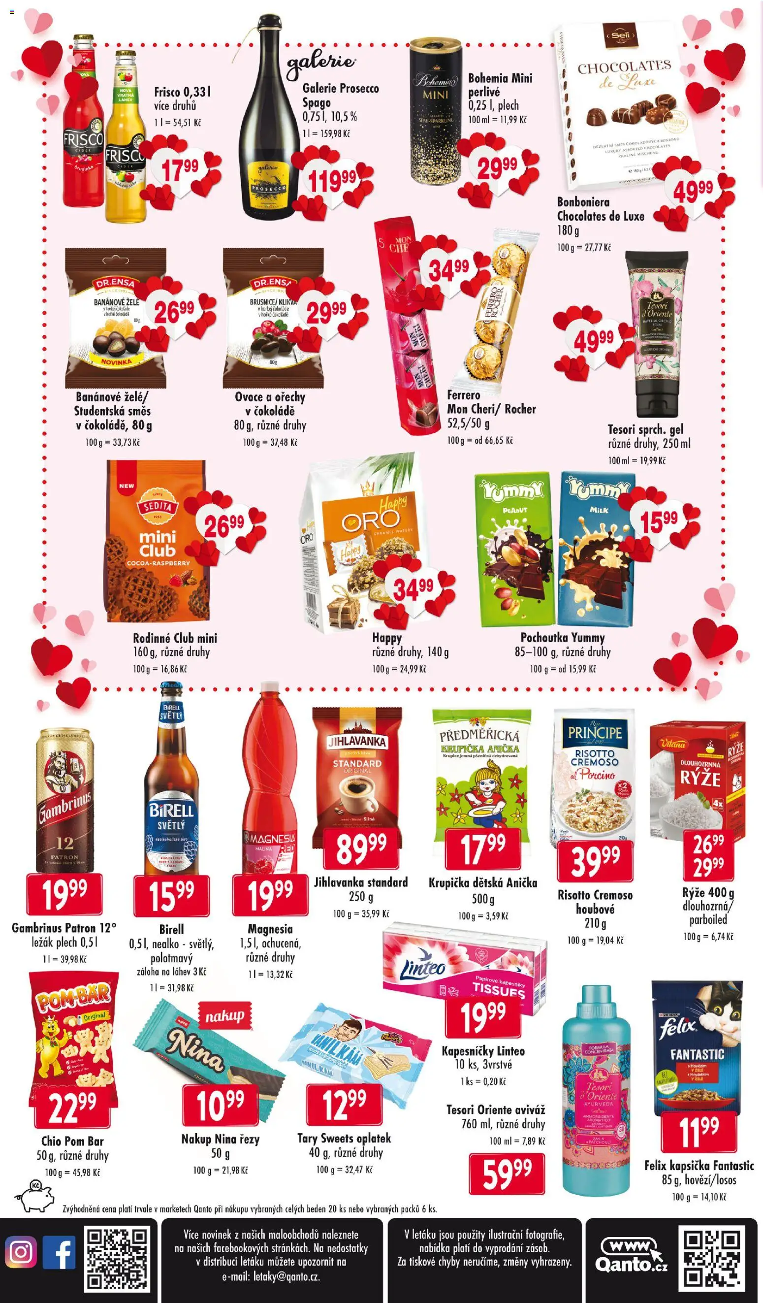 Astur & Qanto leták od 12.02.2026 | Strana: 4 | Produkty: Prosecco, Birell, Studentská směs, Frisco