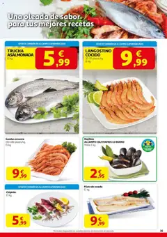 Alcampo - HG Madrid Unificado  │ válido desde el 14.08.2025 | Página: 35 | Productos: Filete, Langostino, Gamba
