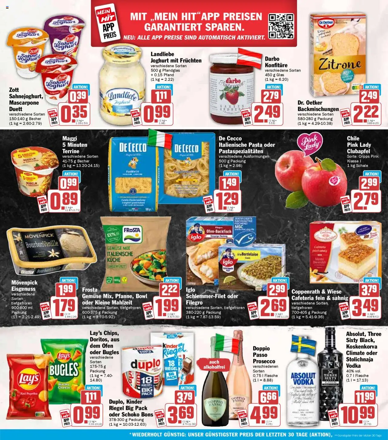 HIT - Nordrhein-Westfalen - gültig ab dem 25.08.2025 | Seite: 18 | Produkte: Maggi, Joghurt, Frosta, Sahne
