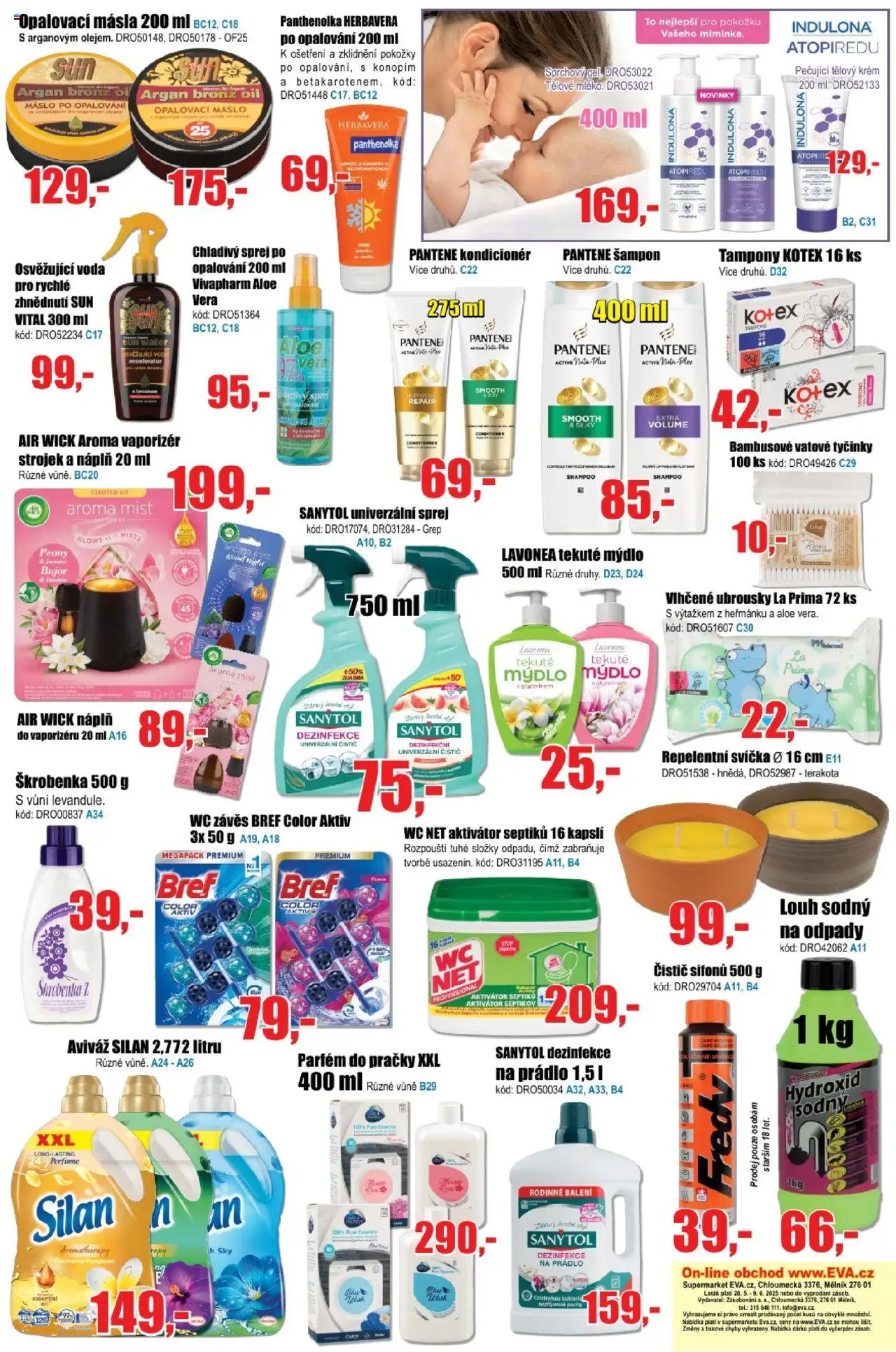 Eva supermarket leták od 28.05.2025 | Strana: 6 | Produkty: Závěs, Krém, Grep, Ubrousky
