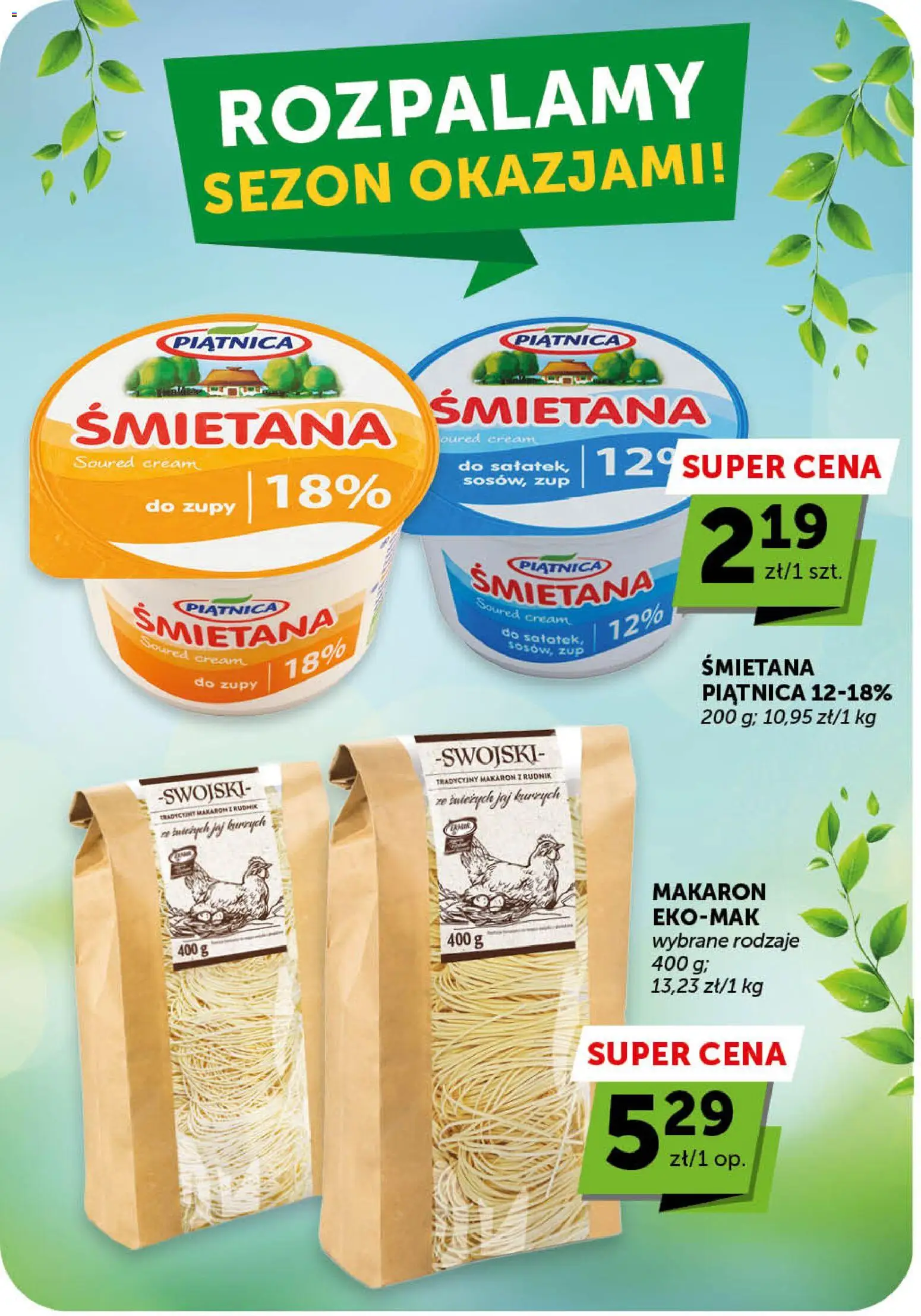 ABC gazetka - Market od 30.04.2026 | Strona: 3 | Produkty: Śmietana, Makaron