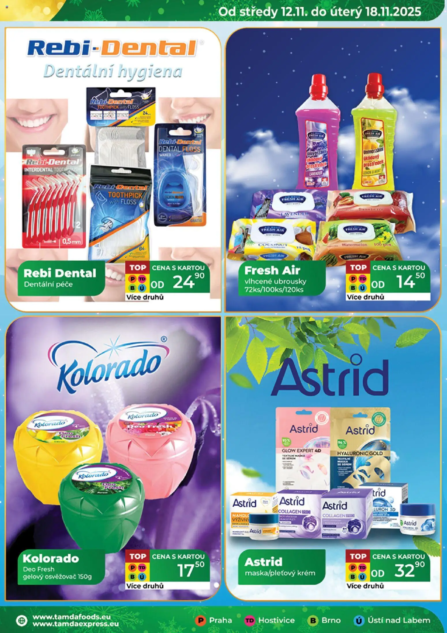 Tamda Foods leták od 12.11.2025 | Strana: 21 | Produkty: Vlhčené ubrousky, Krém, Ubrousky