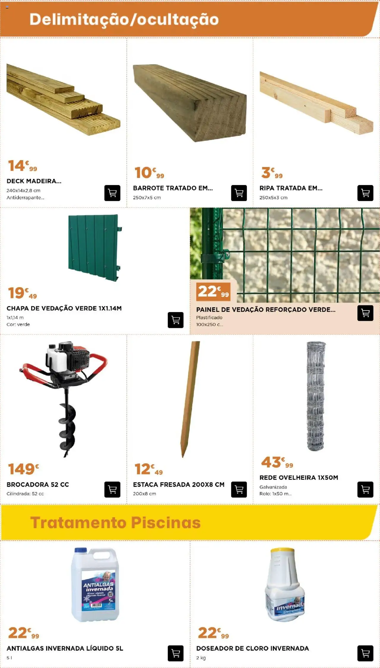 BricoMarché - Catálogo Jardim Outono Inverno │ válido de 02.10.2025 | Página: 20 | Produtos: Piscinas