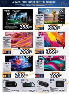 Anteprima del volantino Unieuro volantino valido a partire dal 20.03.2026 | Pagina: 23 | Prodotti: smart TV, TV, Audio, Samsung