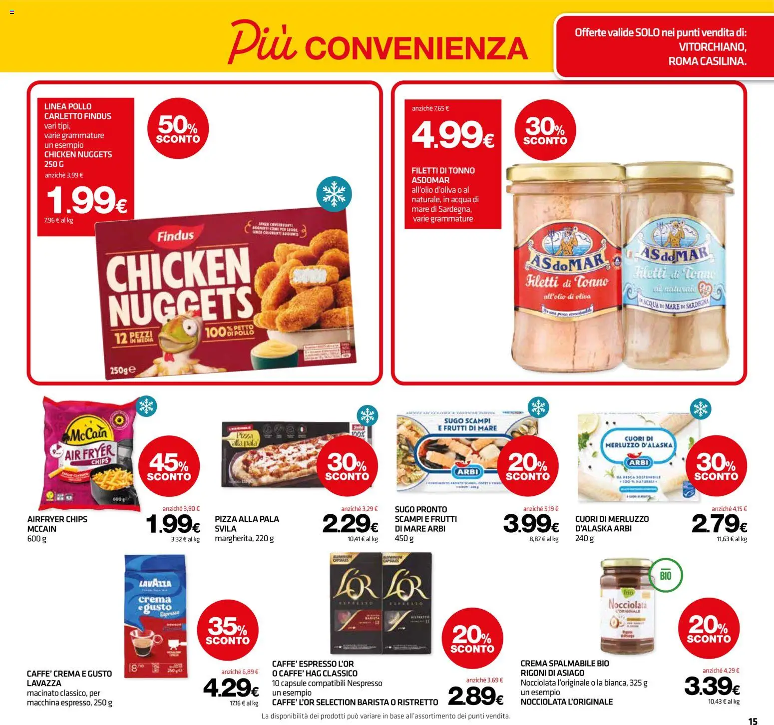 Volantino Superconti del 26.02.2026 | Pagina: 16 | Prodotti: Crema, Pollo, Merluzzo, Nuggets