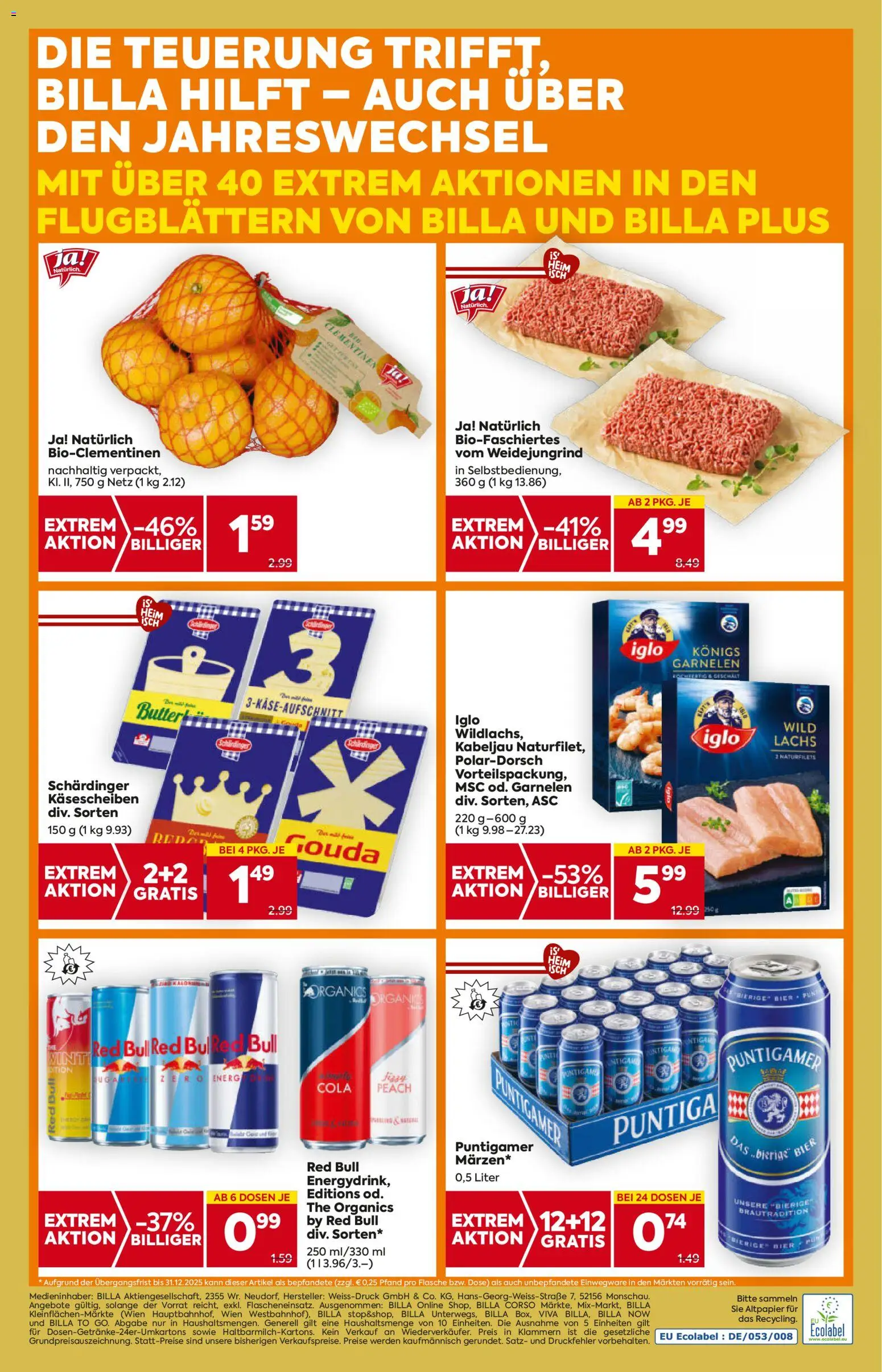 Billa Flugblatt - Steiermark gültig ab 27.12.2025 | Seite: 16 | Produkte: Bier