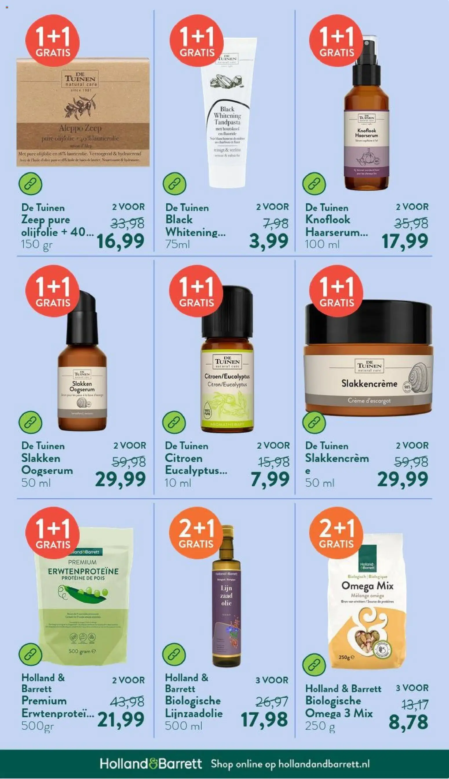 {H1} | Pagina: 3 | Producten: Olie, Lijn, Crème, Zeep