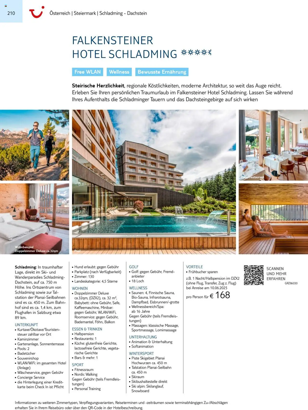 Aida - Urlaub mit eigener Anreise 2025/26 – gültig ab 01.11.2024 | Seite: 210 | Produkte: Babybett, Küche, Walking, Snowboard