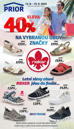 Náhled letáku Prior - Akční Nabídka Obuvi od 12.08.2025
