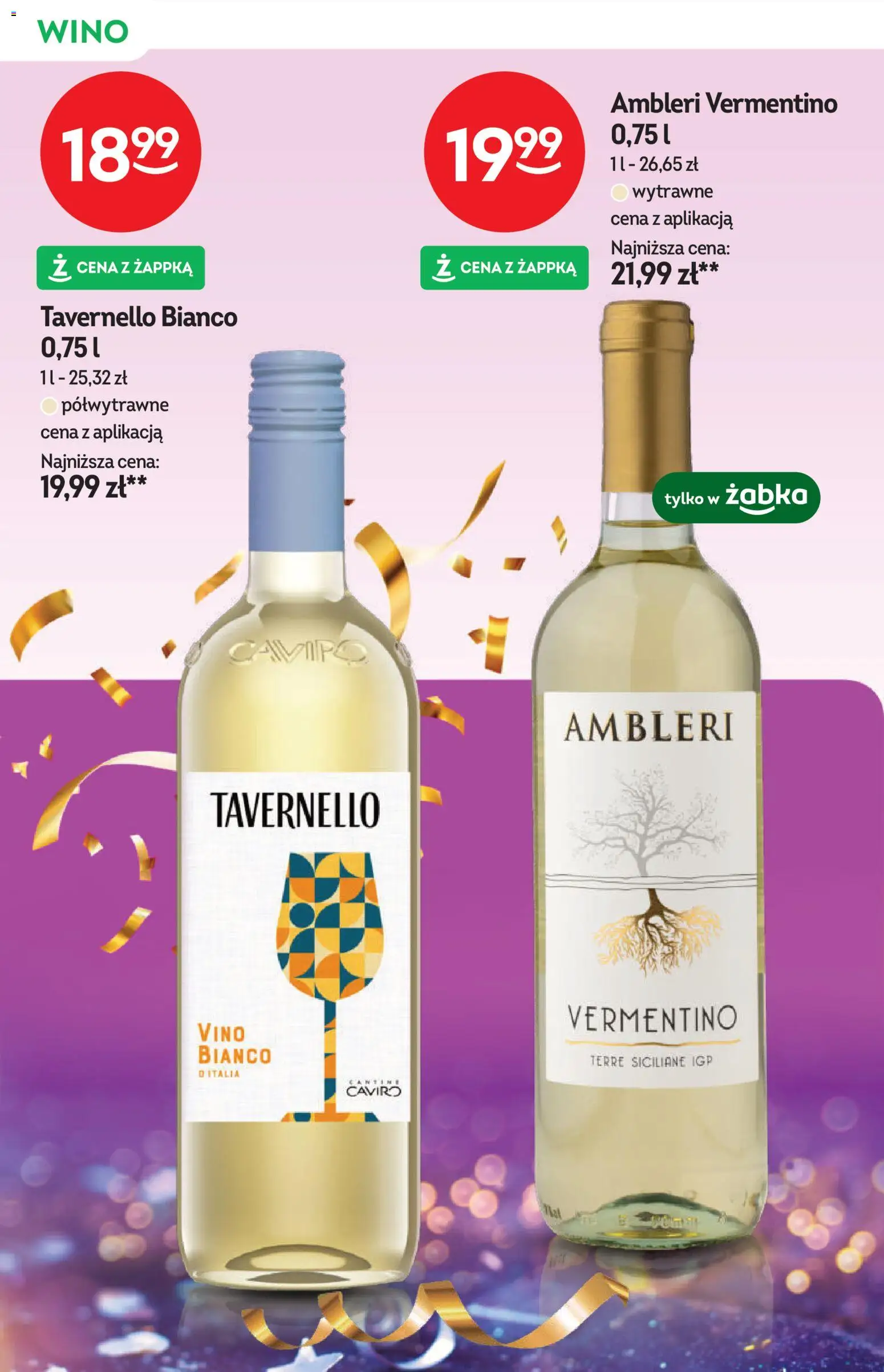 Żabka Gazetka - Katalog win od 21.01.2026 | Strona: 16 | Produkty: Wino