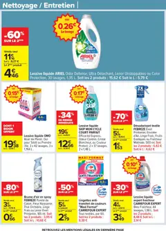  | Page: 45 | Produits: Ariel, Lessive Liquide Ariel, Lenor, Lessive