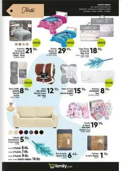 Vista previa Family Cash folleto válido desde el 12.01.2026 | Página: 17 | Productos: Mochila, Almohada, Sofá, Ducha