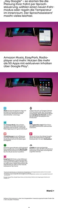 Renault Scenic E-Tech ab 15.01.2026 gültig | Seite: 14 | Produkte: Radio, Player