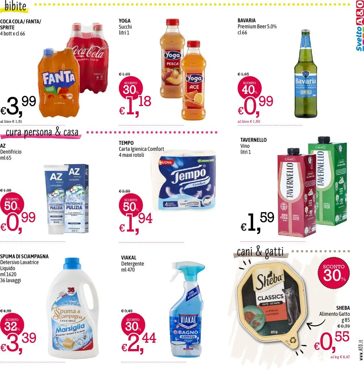 Volantino A&O del 16.10.2025 | Pagina: 7 | Prodotti: Carta igienica, Manzo, Bagno, Coca Cola