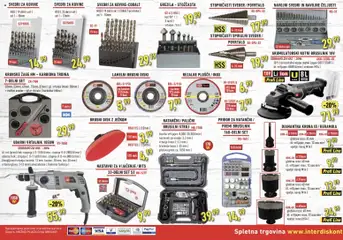 Inter Diskont katalog akcije – veljaven od 10.02.2026 | Stran: 4 | Izdelki: Pribor, Orodje, Vrtalnik, Brusilnik
