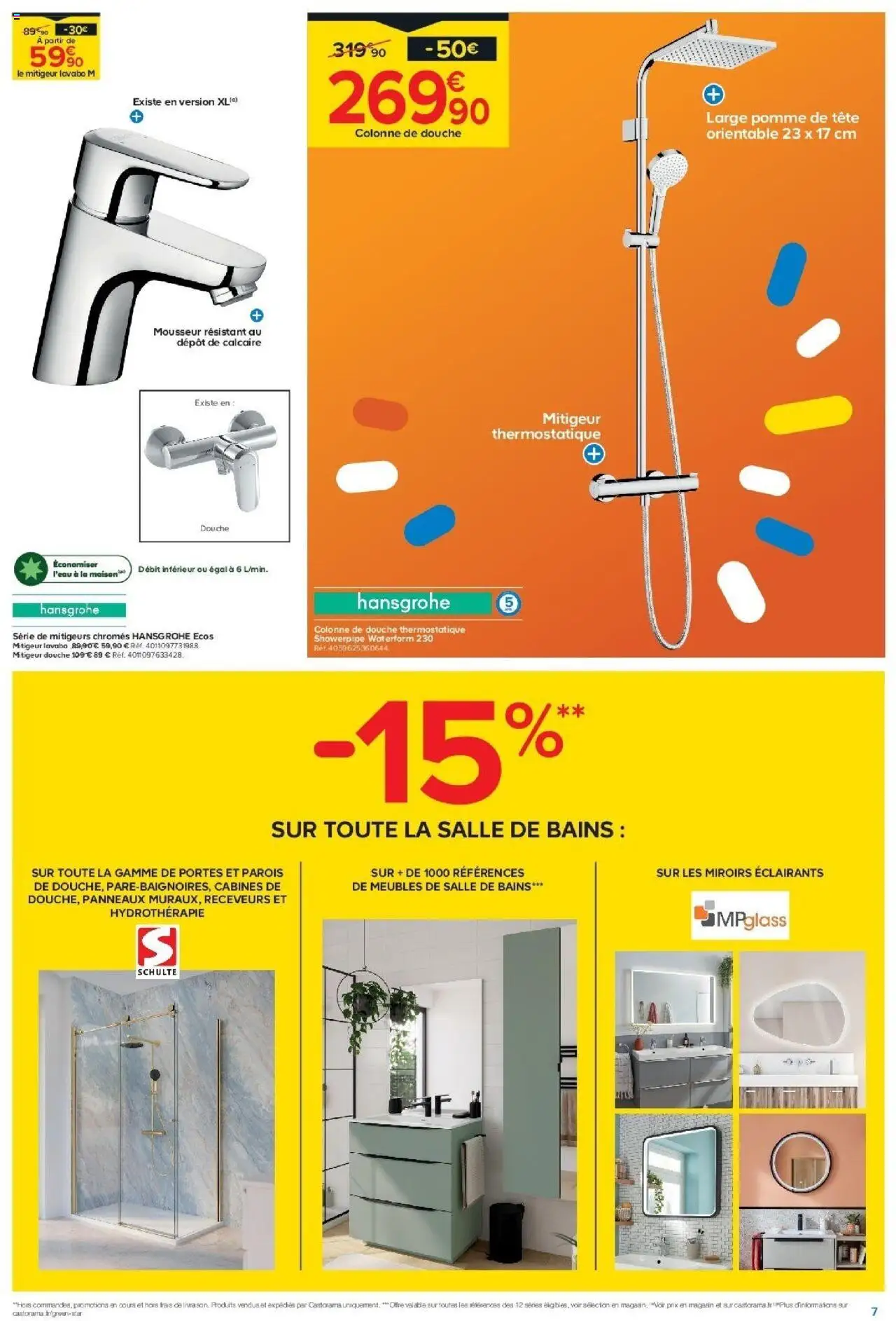 {H1} | Page: 7 | Produits: Pomme, Lavabo, Portes, Douche